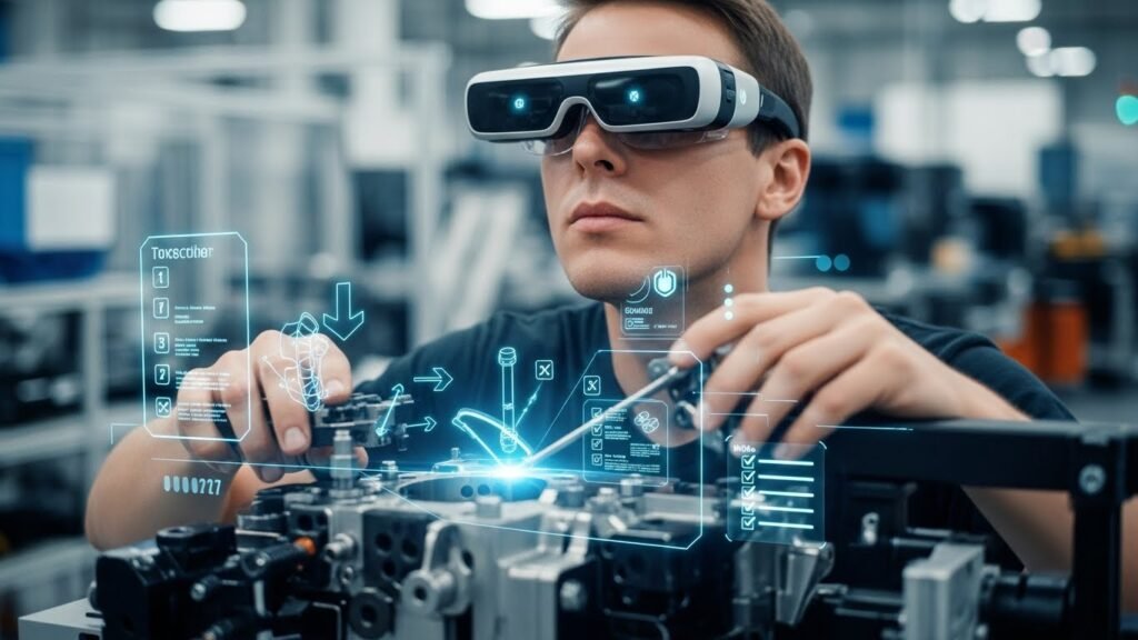 AR-Assisted Manufacturing Real-Time Assembly Instructions