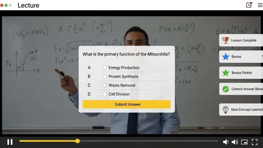 E-Learning Interactive Quiz