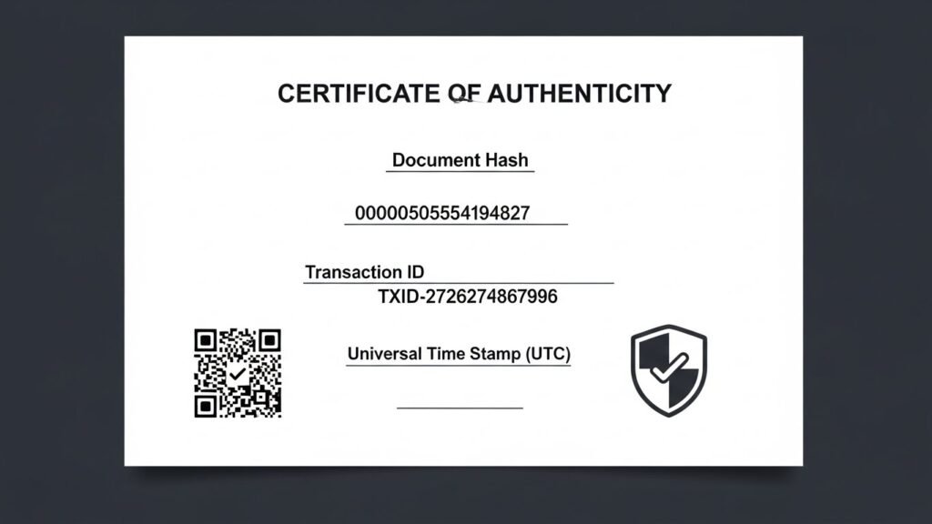 How to Read Your ICOStamp Certificate