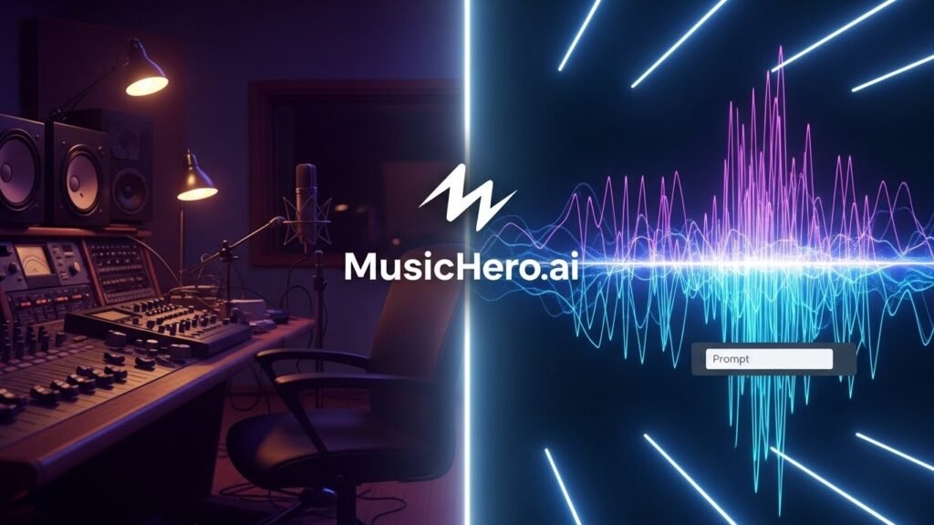 MusicHero.ai AI Music Generator for Royalty-Free Tracks