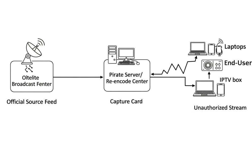 The Technical Backbone of Live Sports Piracy