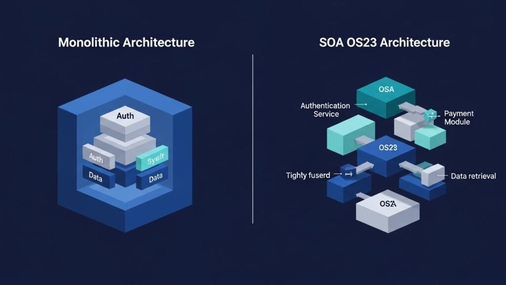 Modular Foundation vs. Monolithic Systems"