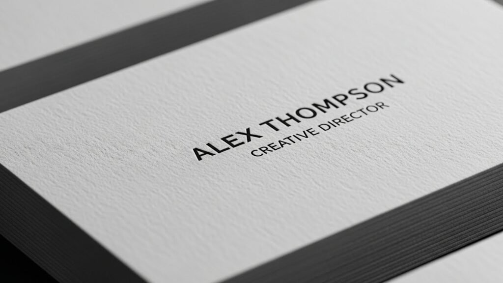 Business Cards and Physical Marketing Materials