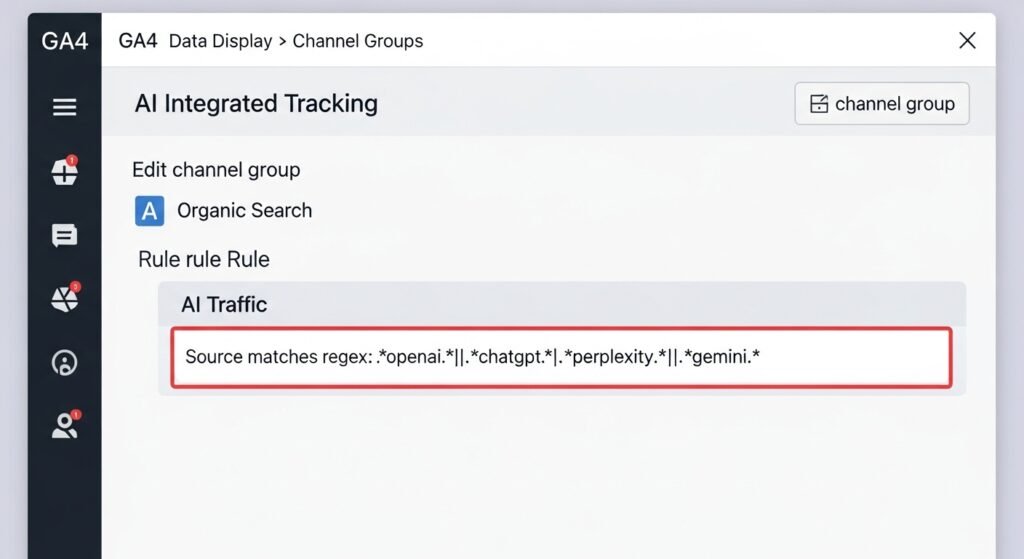 Establishing Custom Channel Grouping for AI Traffic